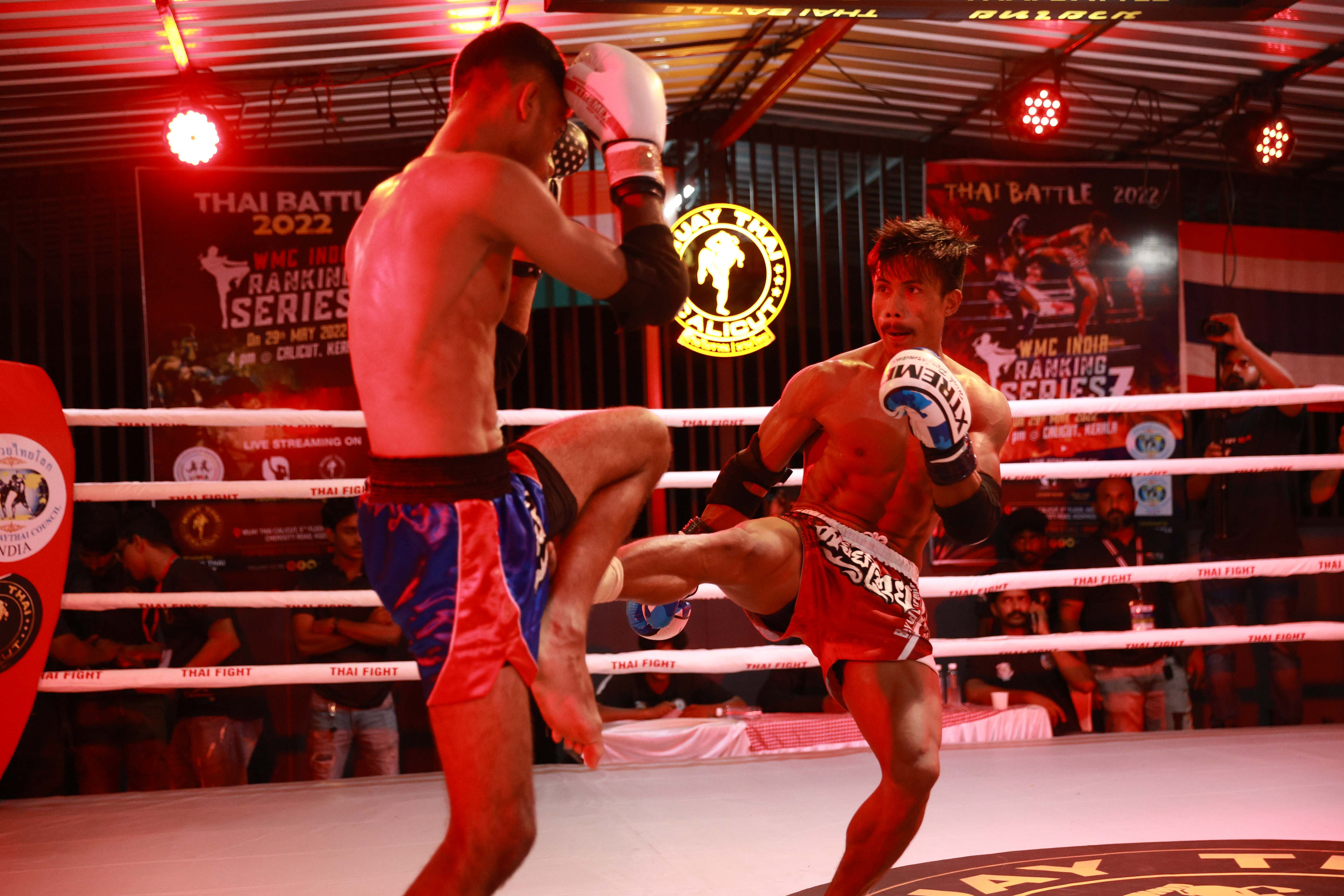 Muay Thai fight at Thai Battle 2022